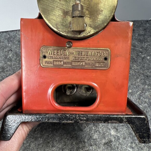 1930's Vintage Weeden Model 702 Live Steam Engine, Untested, Missing Stack - Picture 2 of 15